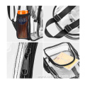 Clear Bag Trendy Hiking Transparent PVC Backpack Women